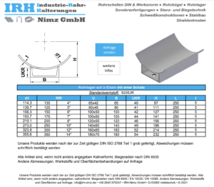 Gleitlager mit T-Fuß • IRH Industrie-Rohr-Halterungen Nimz GmbH