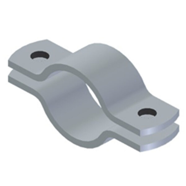 Leichte zweiteilige Rohrschelle ähnl. DIN 3567 Form A