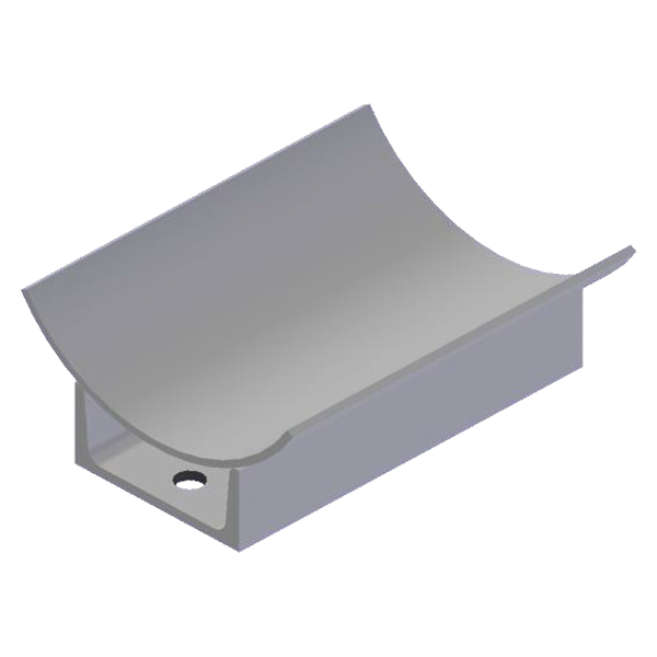 Rohrlager auf U-Eisen