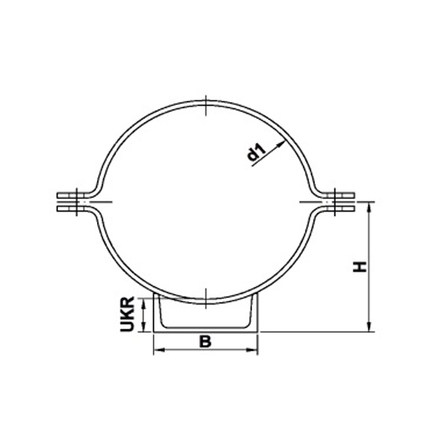 Zweites Bild vonRohrlager U-Fuß