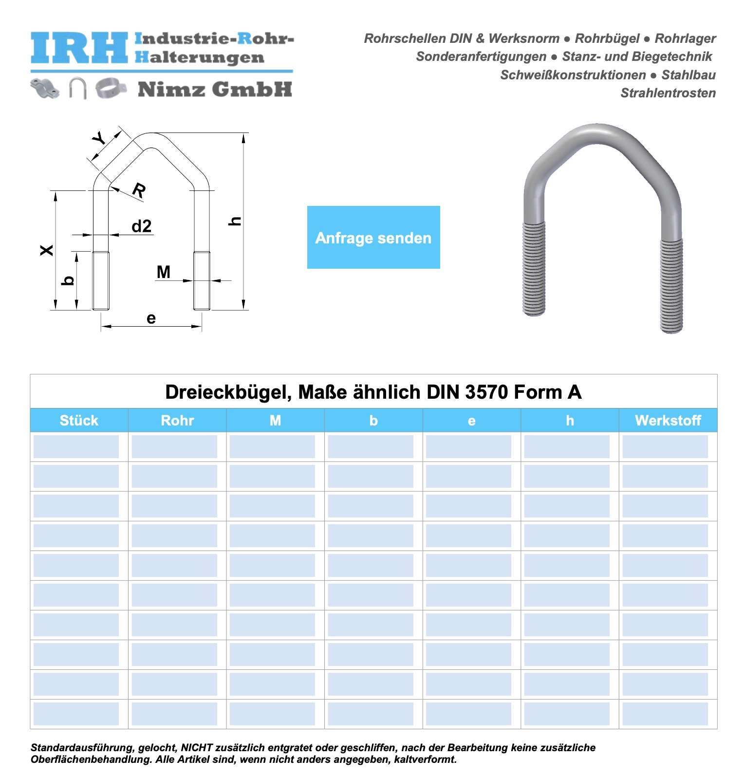 Datenblatt Rundstahlbügel